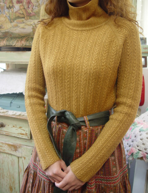 Wool &amp; silk  pullover