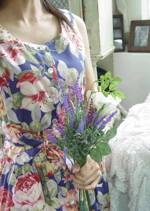 로맨틱의 퀸 플로럴 빈티지 드레스 Ⅲ
