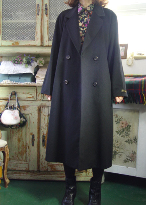 highquality  special cashmere Black  coat