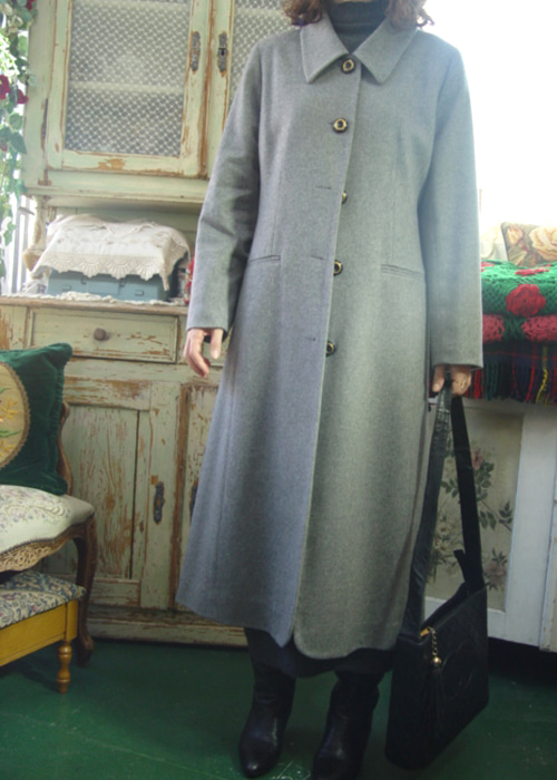 Something Special gray  cashmere long coat