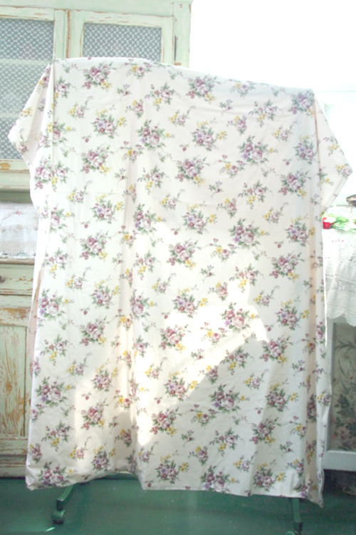 Provence in.. burgundy  floral single  beding (사이드 지퍼)