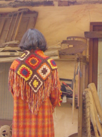 Handmade vintage shawl 
