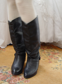 leather boots (225)