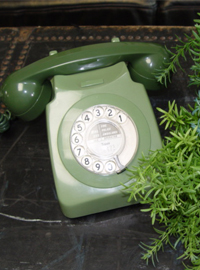 vintage Green Telephone