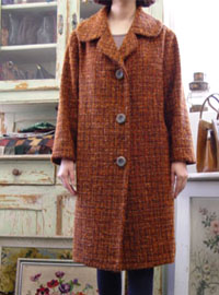 Boutique brown vintage coat 