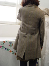 herringbone vintage  coat