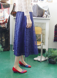 Violet retro lace Skirt