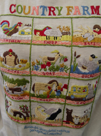  Cuntry  FARM  embroidery 