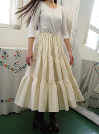 cotton   full skirt (usa)
