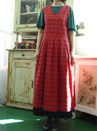 embroidery  jumper dress (usa)