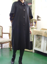 Cashmere cape Black COAT    