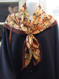 antique rose Wool scarf 