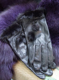 RobertadiCamerlno mink gloves