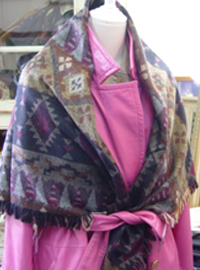 vintage fringe shawl   