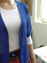 handmade  blue Knit
