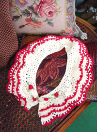 Handmade knit  collar   