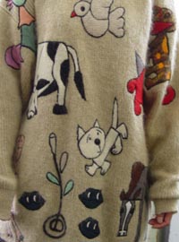 vintage animal farm mohair Knit
