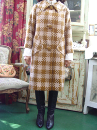 vintage BOUTIQUE  gingham coat