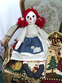 vintage Quilt anne doll