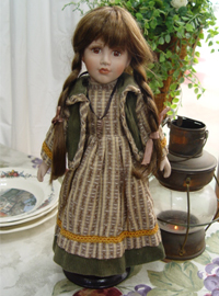 vitage porcelain antique doll (usa)