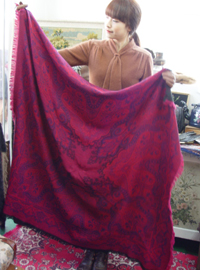 Violet shawl   