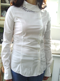 lettering white shirt 
