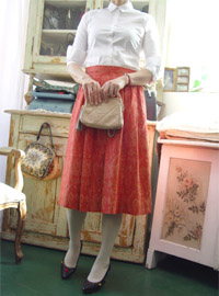 coral fantastic  Pink  in..... Yvessaint LAUREnt   skirt