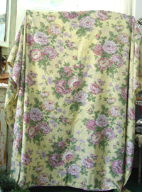 Provence in..yellow floral bed spread &amp; beding