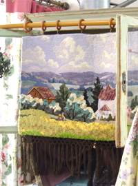  Provence in needlepoint  hanging 
