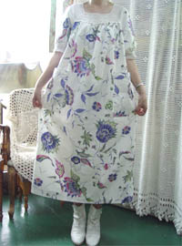 gorgeous flower hand crocher fantastic paradise dress (USA)