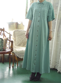  Paradise in ... linen vintage dress (USA)