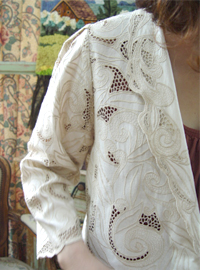 antique   embroidery  vintage jacket    