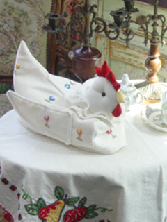  vintage fabric handmade  Chicken (USA)