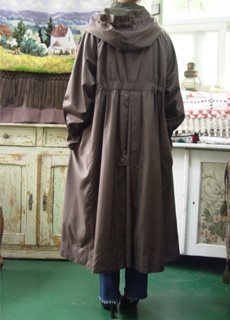 October....in fall  vintage reversible  trenchcoat 