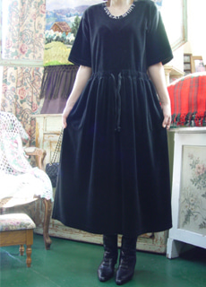 Black velvet  SONIA RYKIEL paris dress