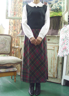 vintage knit long dress