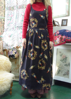  once upon a time.....in vintage corduroy  dress