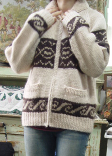 CANATA Handmade heavy  wool sweater (canada)