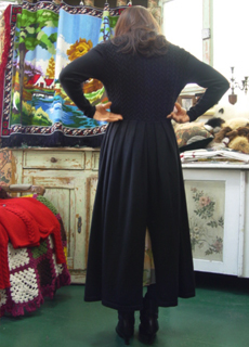 Winter Story .....gorgeous BLack wool knit dress