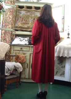 everyday  romantic  burgundy   trenchcoat  &amp;  dress  
