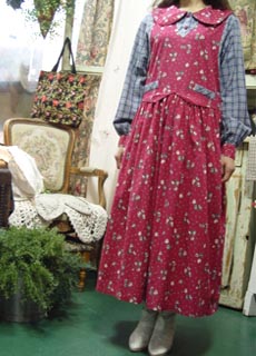 vintage   twoway Paradise floral  dress