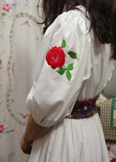 In May ...Romantic  vintage ROSE  blouse