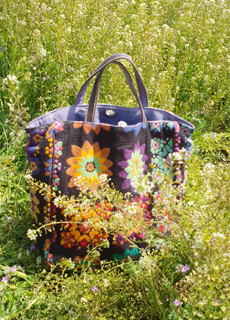 gorgeous embroidery vintage  TOte
