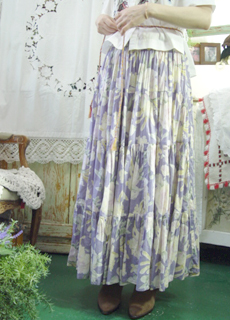 One summer day....romantic my skirt  ( violet )