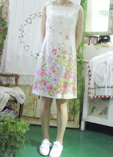 vintage flower print dress  