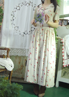 summer day retro vintage dress