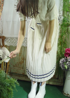 REtro ivory marin  vintag dress