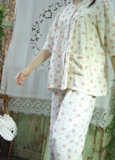  Arabian Nights  Paradise pink flower pajamas