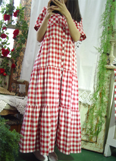 summer day....  summer place red gingham