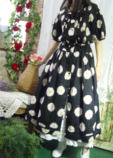 daisy  flower  romantic dress